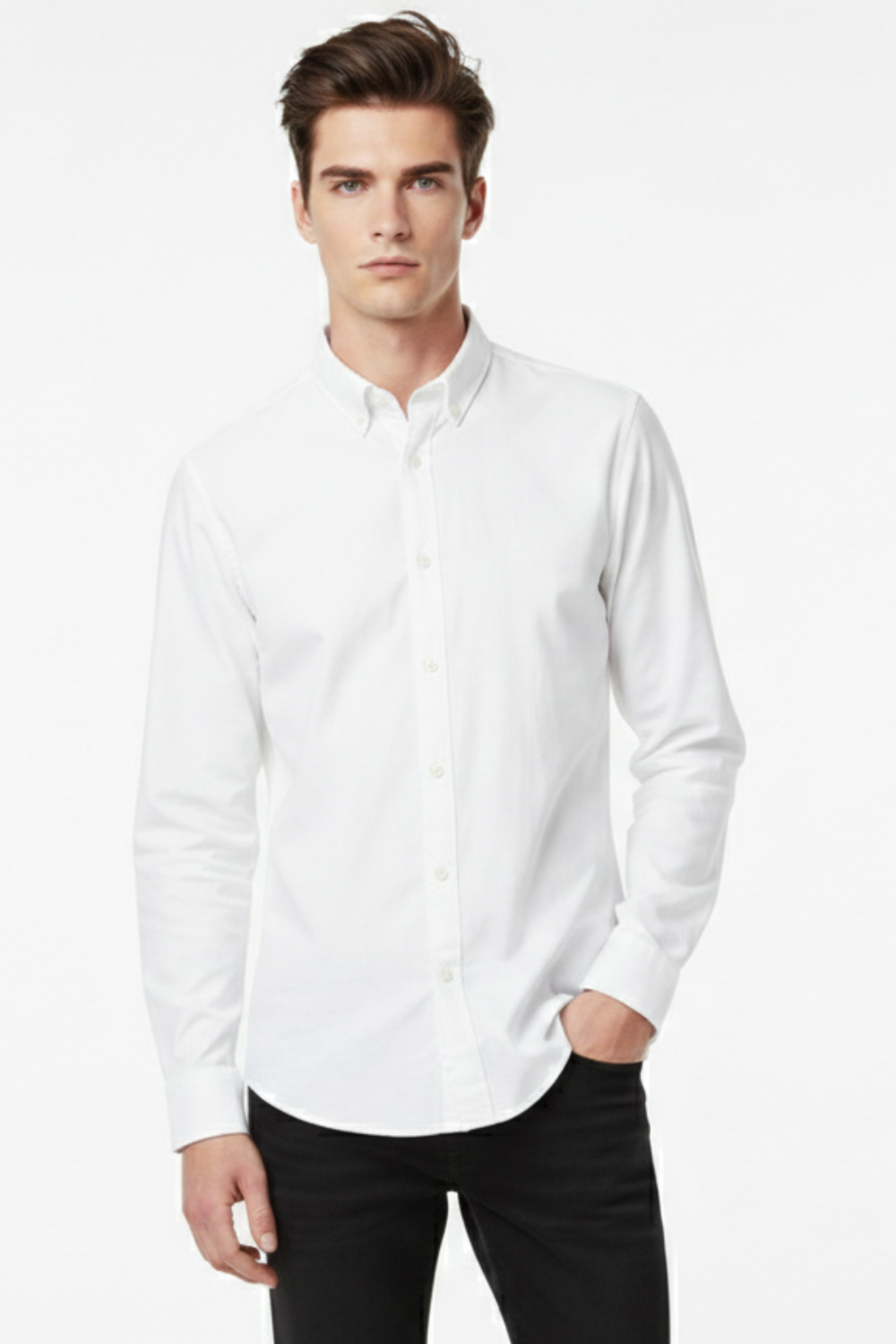 CAMISA COMFORT M/L MAQUINETADA