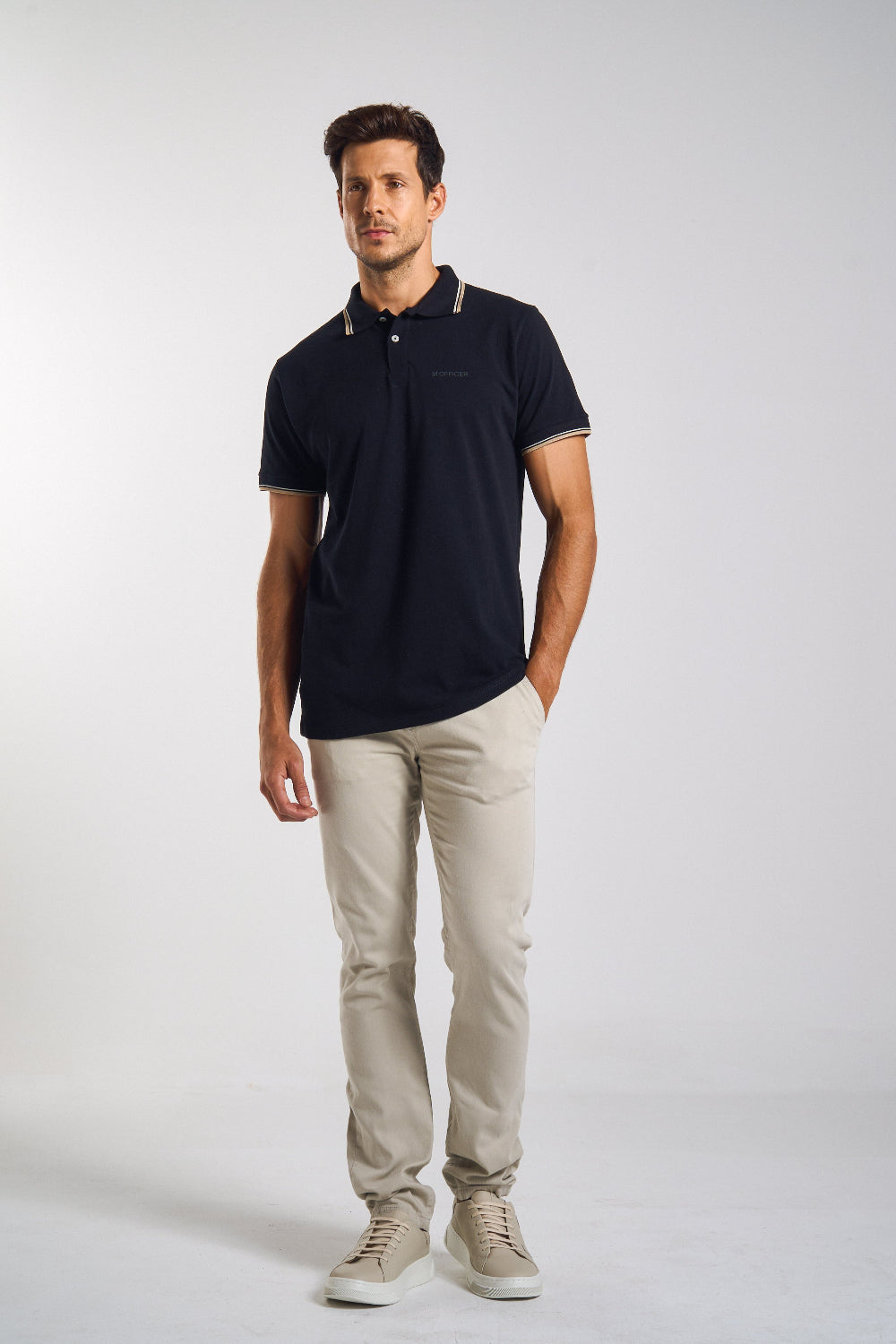 POLO COMFORT PIQUET COM FILETE