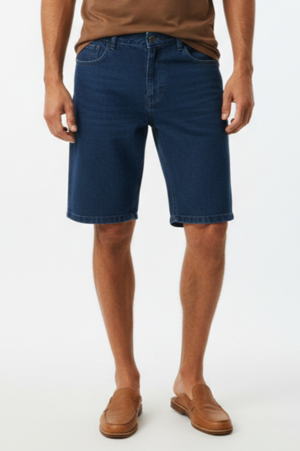 BERMUDA JEANS UNISSEX VINTAGE BLUE