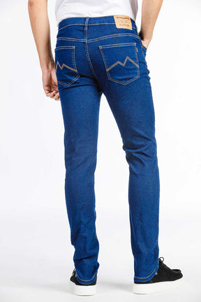 CALÇA JEANS SLIM DARK BLUE