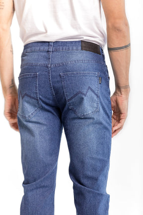 CALÇA JEANS RETA DARK BLUE