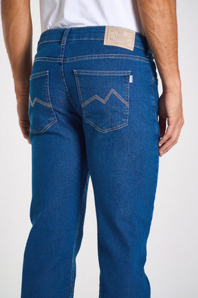 CALÇA JEANS RETA BLUE WASH 25