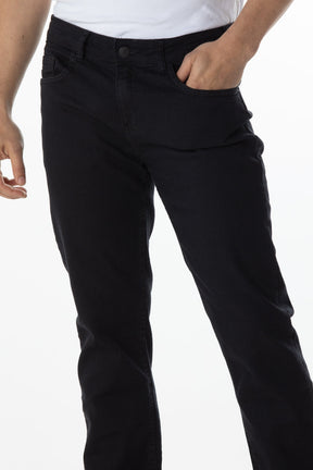 CALÇA JEANS SLIM BLACK DENIM