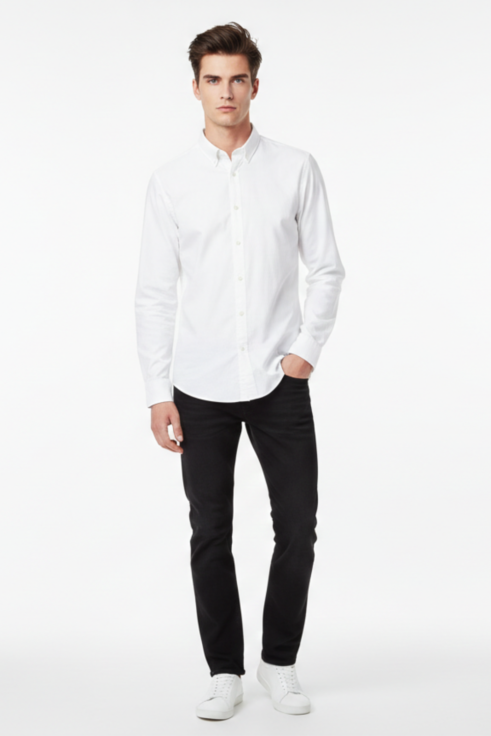 CAMISA COMFORT M/L MAQUINETADA