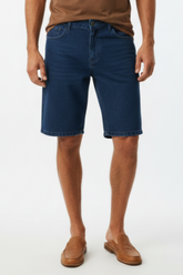 BERMUDA JEANS UNISSEX VINTAGE BLUE