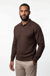 SUÉTER POLO LISTRADA