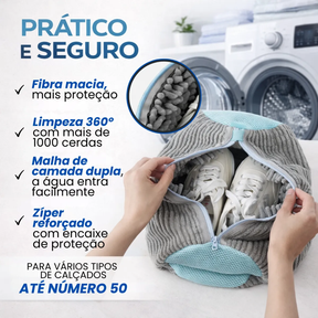 Kit Saco De Lavagem para  Tênis e Sapatos P/ Máquina Lavar.