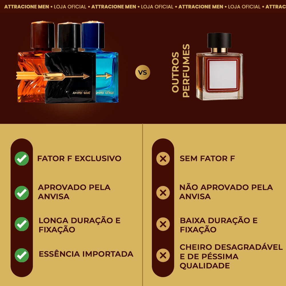 Lançamento - Kit Adonis +Brinde (Attracione Men)