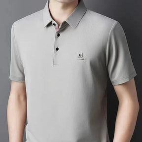 Kit 5 Camisas Polo Masculinas Valder Premium em Seda Mulberry, Poliéster e Elastano
